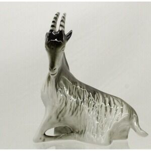 Royal Dux Bohemia Corsican Mountain Goat IBEX  MINT CONDITION Vintage